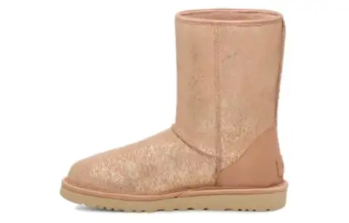 UGG Suede Short Snow Boots Women's Light Brown