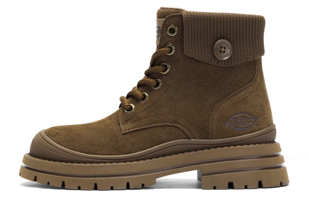 Dickies Short Combat Boots Women's Coffee