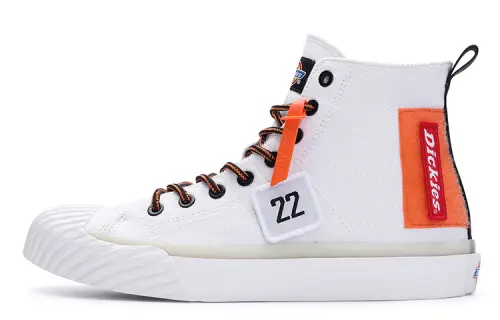 Dickies Canvas Shoes Unisex High Top White