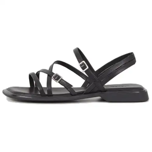 VAGABOND SHOEMAKERS Leather One Strap Sandals 2cm Women's Black