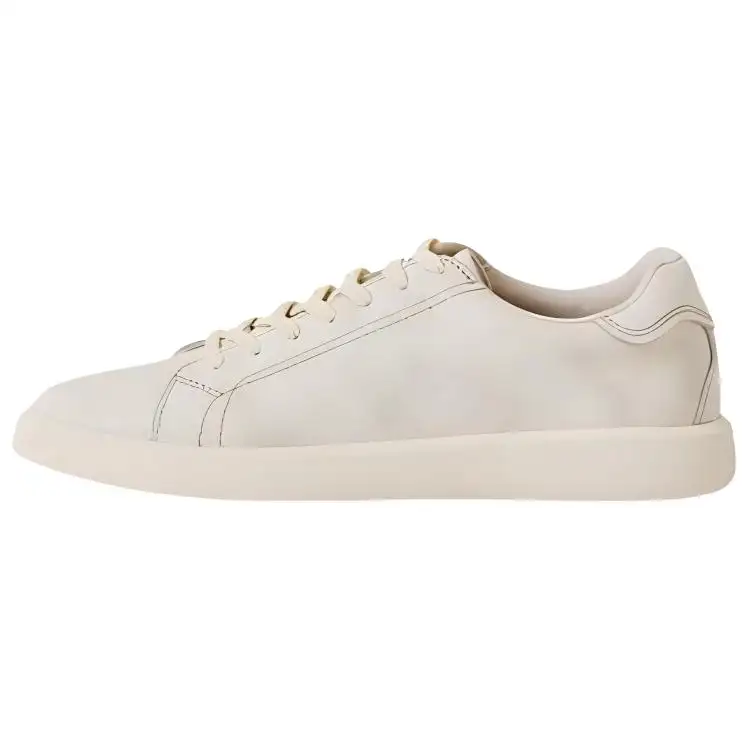 VAGABOND SHOEMAKERS Cow Leather Slip Resistant Low top Skateboard Shoes Women's Gray White