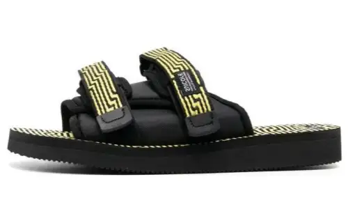 Suicoke Rubber Sole Slide Slippers Men's Black
