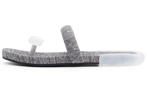 CHARLES&KEITH Composite Sole Quiet Slide Slippers Women's Light Gray