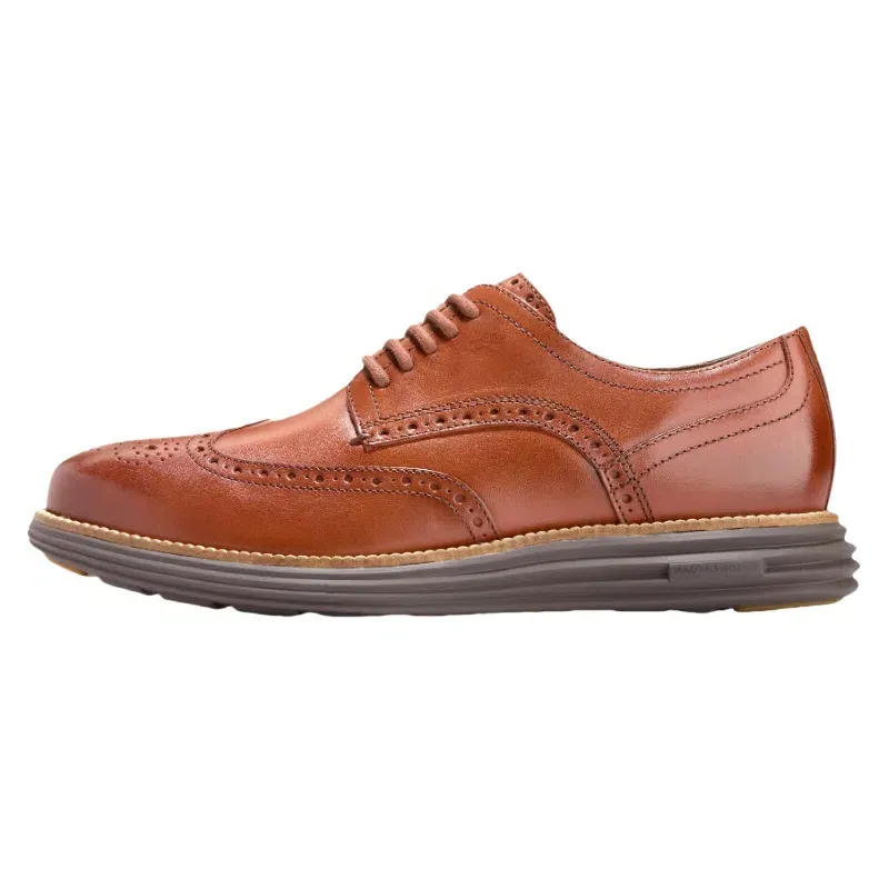 COLE HAAN OriginalGrand Collection Cow Leather Casual Shoes Men's Brown