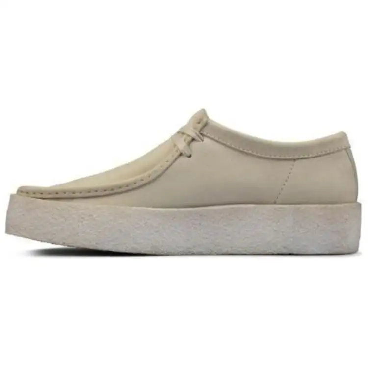 Clarks Suede Casual Shoes Men's Beige