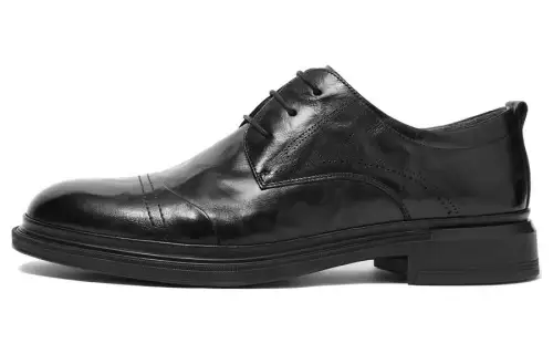 BELLE Dress Shoes Men's Low Top Brown/Black