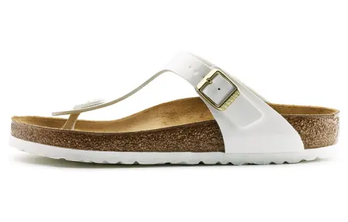 Birkenstock Gizeh Patent White Women's