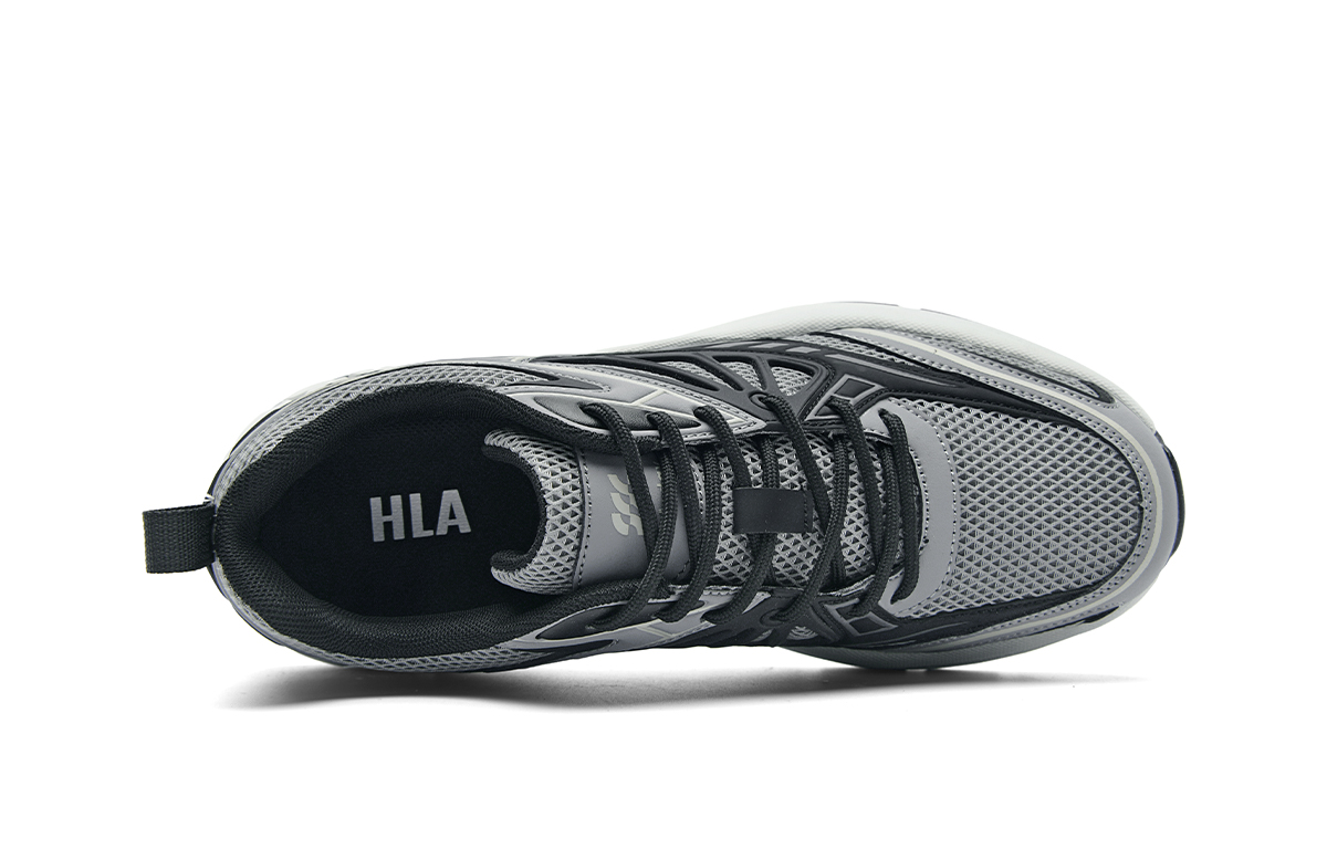 HLA Textile, Synthetic Leather Abrasion Resistant Breathable Low top Casual Running Shoes Men’s