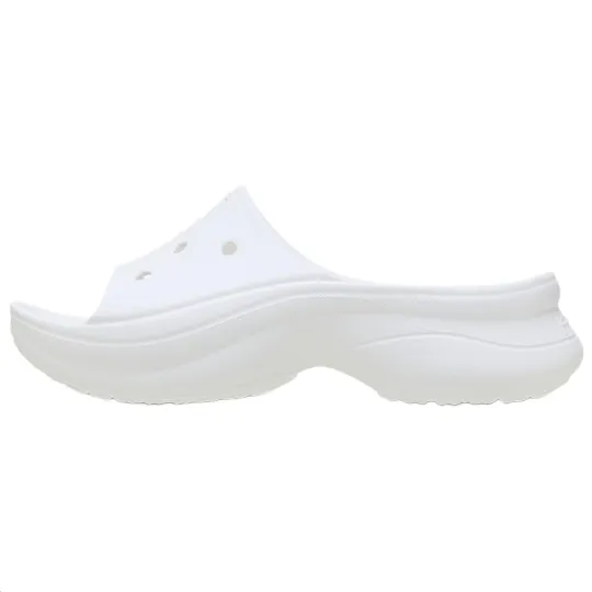Crocs EVA Abrasion Resistant Slide Slippers Women's White