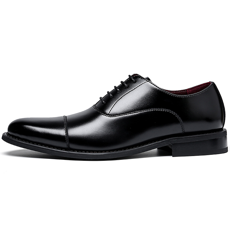 SHUPATE cow split leather, British business, comfortable and lightweight, simple and versatile, formal leather shoes, men's style