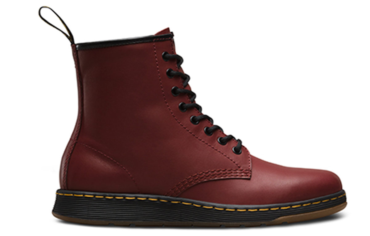 1460 Dr.Martens Newton Leather Lite Boot 'Cherry Red' Women's