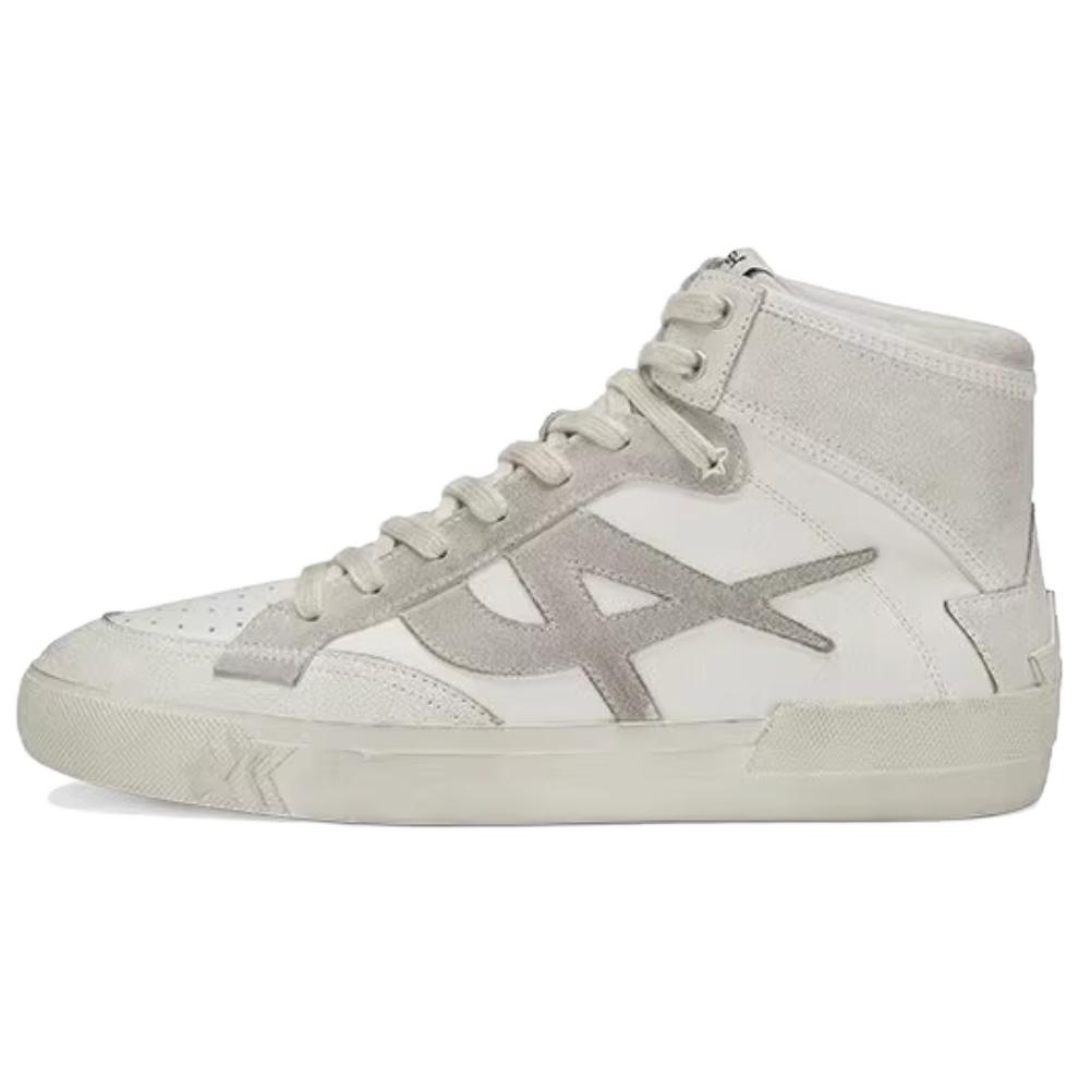 ASH Leather High top Skateboard Shoes Men's