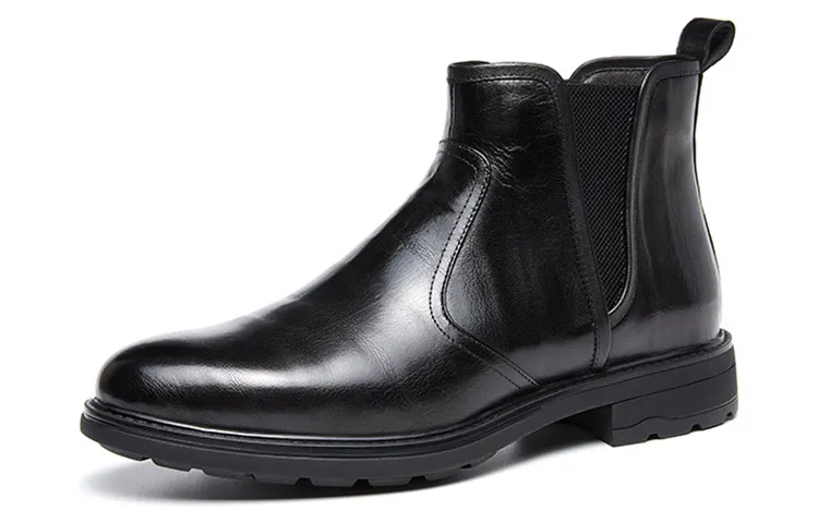 HARSON Chelsea Boots Men's Black/Coffee