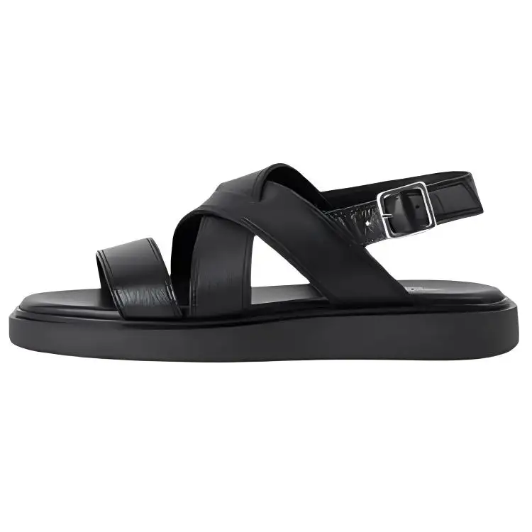 VAGABOND SHOEMAKERS Leather Beach Sandals Women's Black