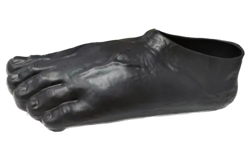 Imran Potato Caveman Slippers Black