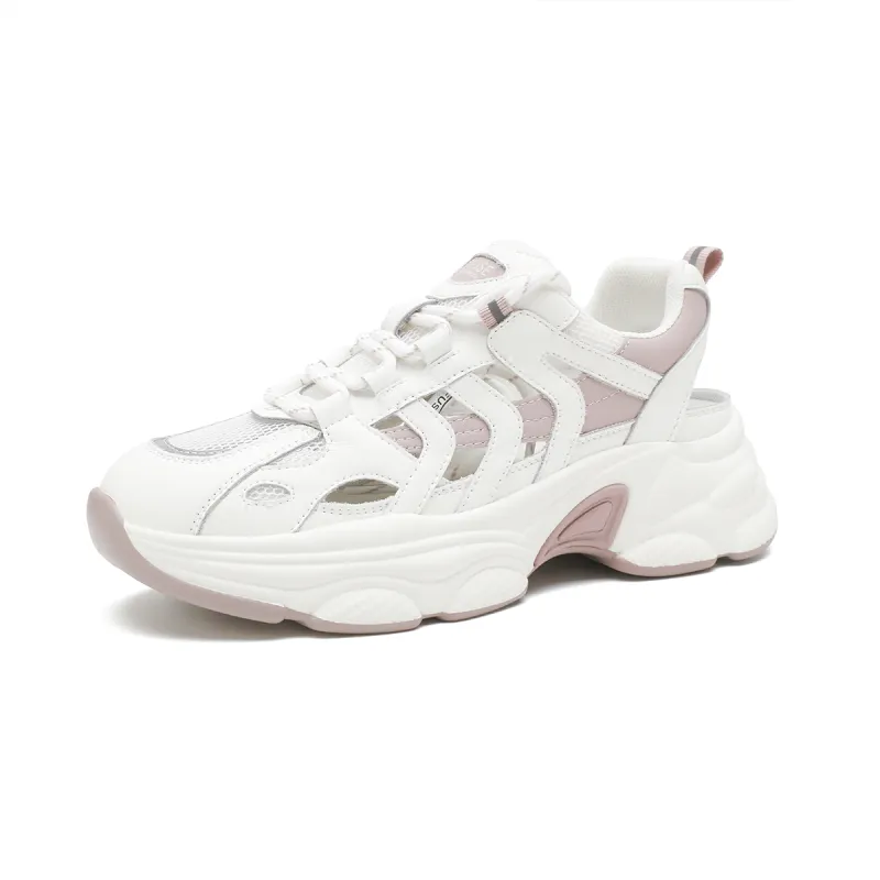 D FUSE SCANDINAVIA Low top Chunky Sneakers Women's Beige Purple