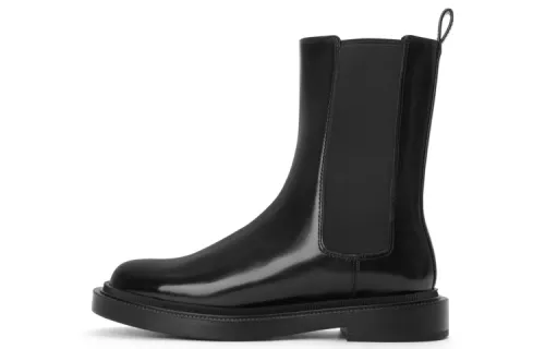 CHARLES&KEITH Chelsea Boots Women's Black/White