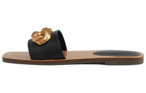 CHARLES&KEITH Composite Sole Slide Slippers Women's Black