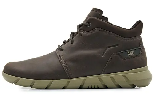 CAT Casual Shoes Men's Mid Top Dark Umber