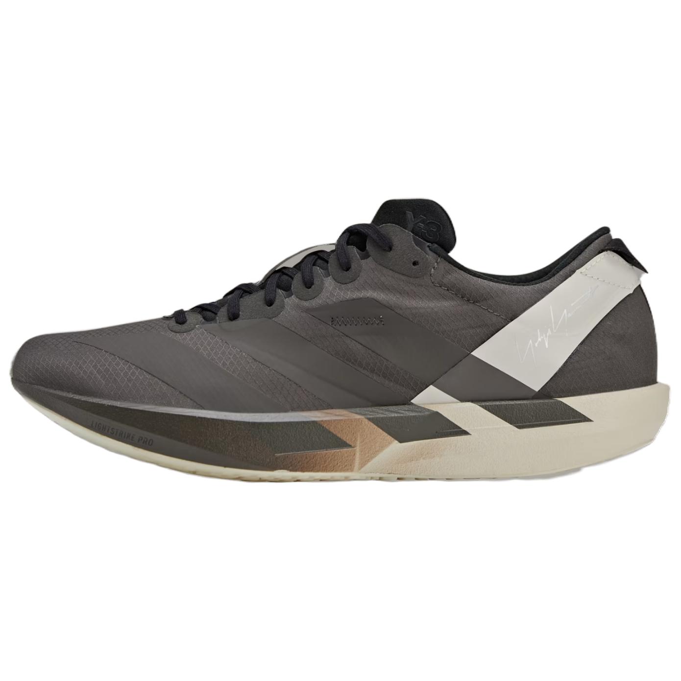 Y 3 Adios 9 Comfortable And Lightweight Breathable Low top Running Shoes Unisex Gray