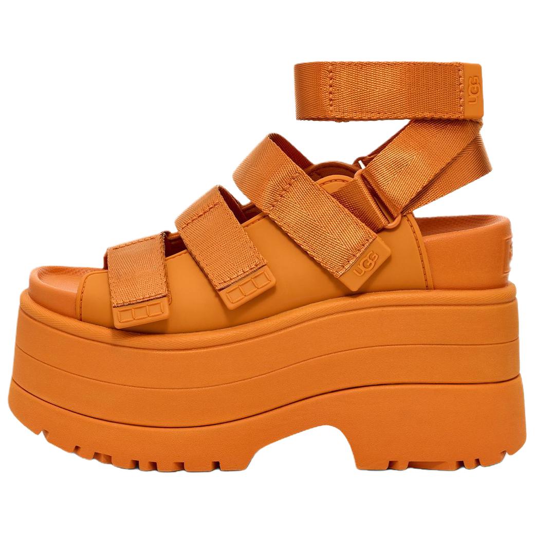 UGG GoldenRise fabric, fashionable, comfortable, simple and versatile for commuting, Roman sandals, women's orange