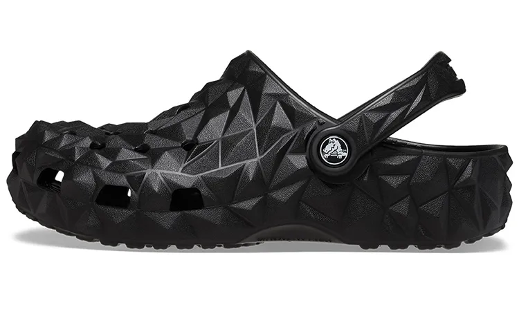 Crocs Classic Geometric Clog EVA Clogs Unisex Black