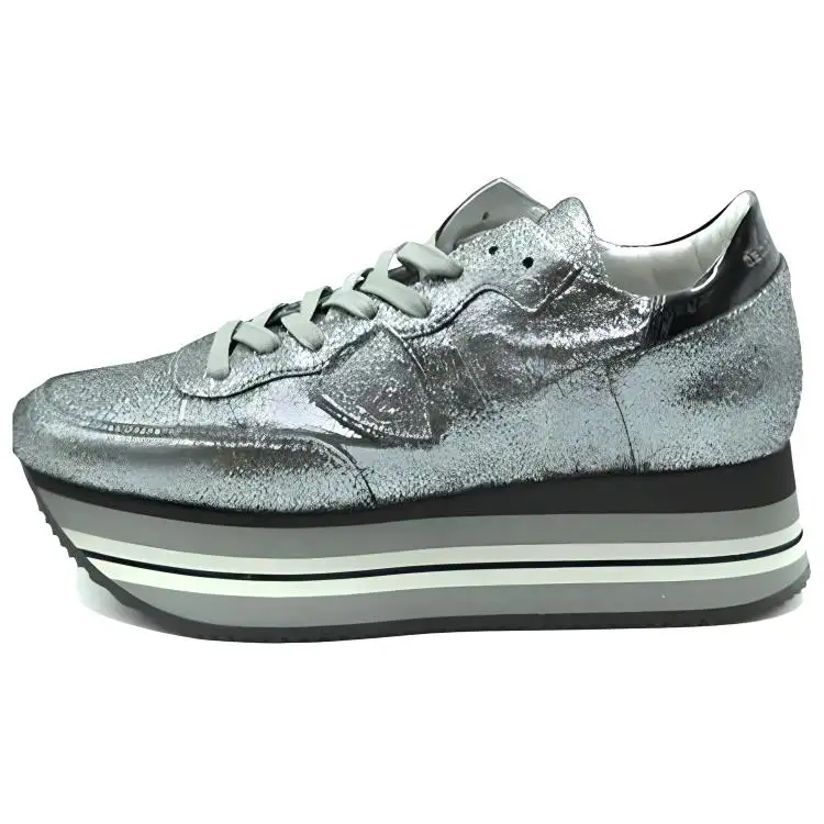 PHILIPPE MODEL Platform Shoes Women's Silver