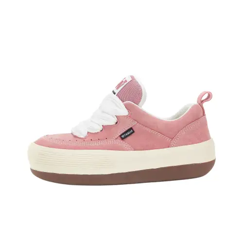 Teenie Weenie Cow Split Leather Low top Skateboard Shoes Women's