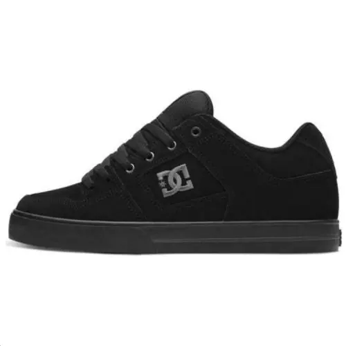 DC Shoes Cow Leather Low top Skateboard Shoes Men's Black