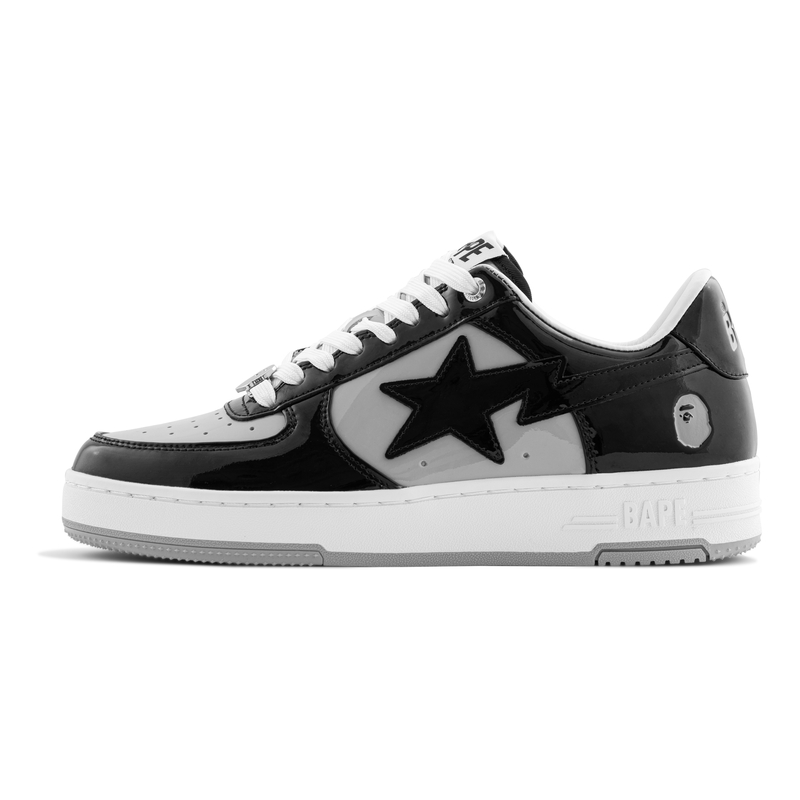 Мужские кеды A BATHING APE BAPE STA (бело-черные)