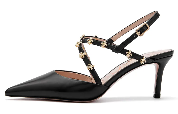 PACO GIL High Heels Women's Low Top Black