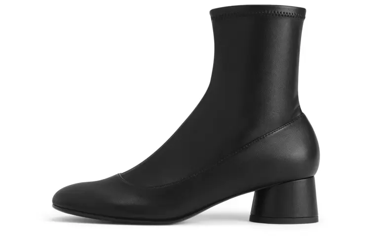 CHARLES&KEITH Small Ck Pu Ankle Boots 4cm Women's Multicolor