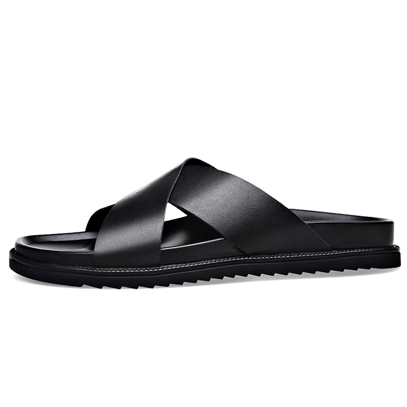 LUOMAIKE Slide Slippers Men's Black