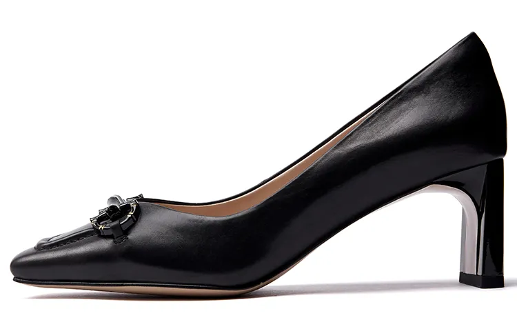PACO GIL High Heels Women's Low Top Black