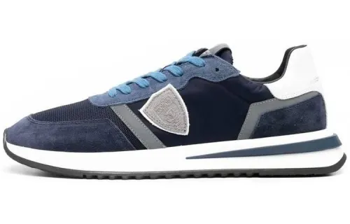 PHILIPPE MODEL Paris Logo-patch Panelled Sneakers