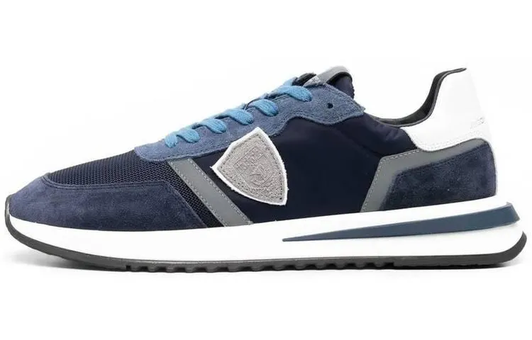 PHILIPPE MODEL Paris Logo-patch Panelled Sneakers