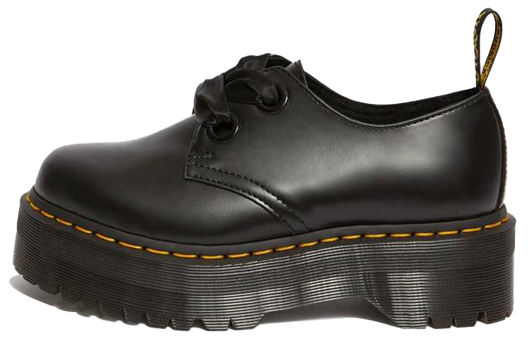Dr.Martens Martin Holly Leather удобная и универсальная толстая Обувь женский черный