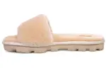 UGG Soft And Comfortable Fleece Lined Mules Slip Resistant Antibacterial Slide Slippers Women's Natural