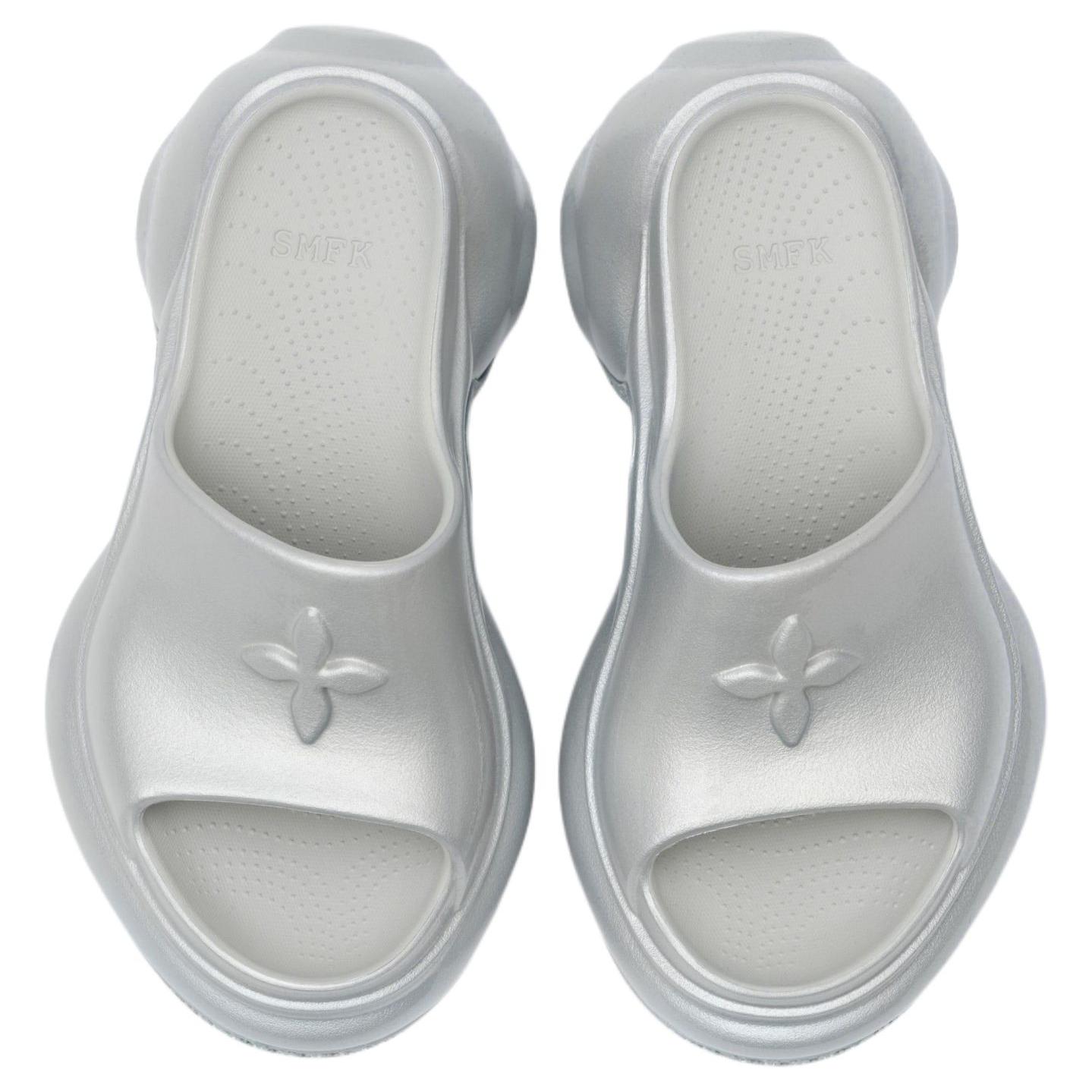 SMFK Compass Slide Slippers Women's Starry Silver