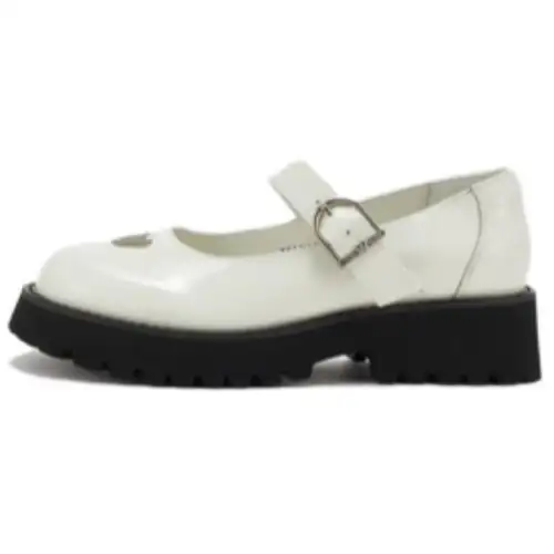 Teenie Weenie Leather Chunky Heel Mary Jane Shoes 4.5cm Women's