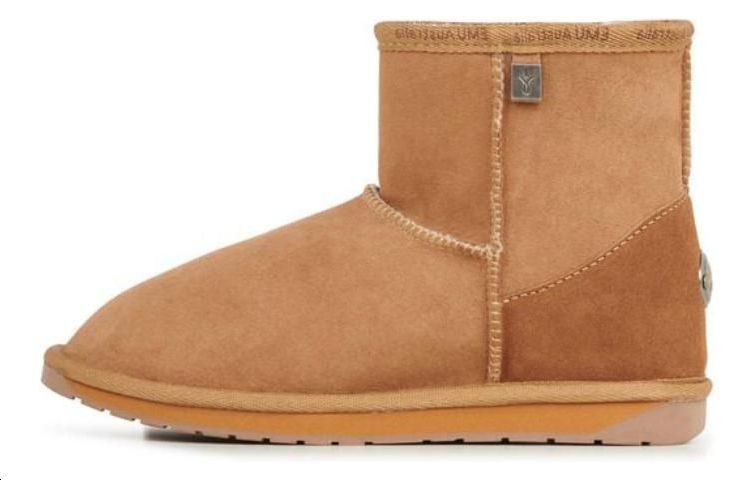 EMU Australia Sheepskin Short Snow Boots Men's Chestnut
