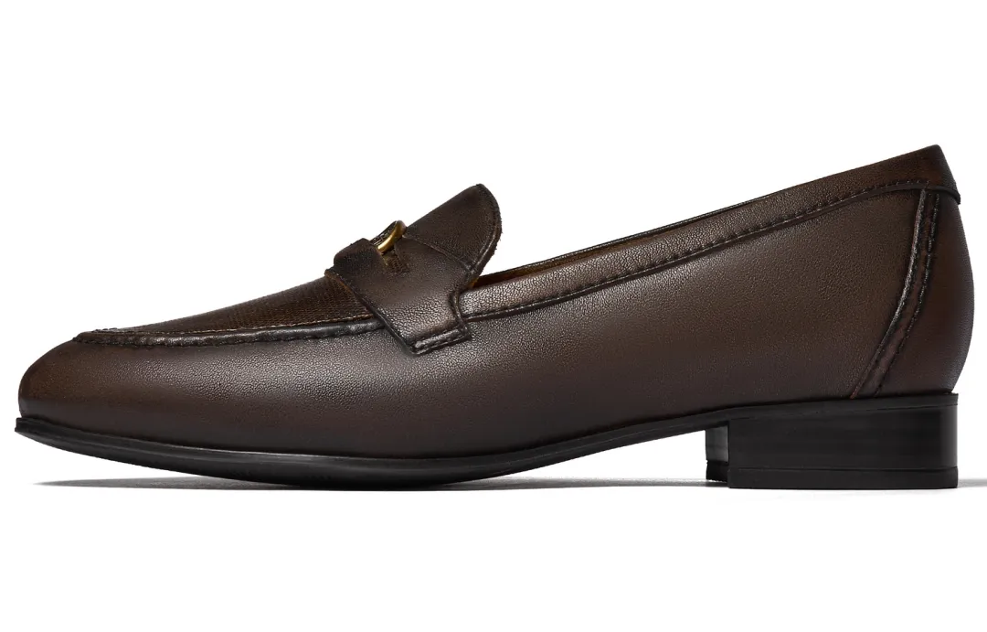 Clarks Sheepskin Loafers Women's Brown