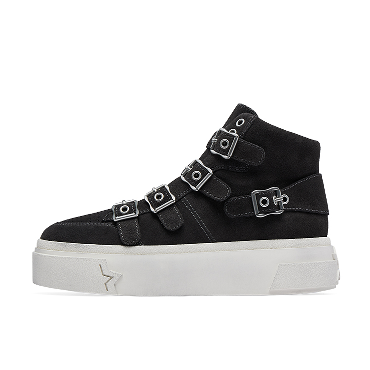 ASH STARMOON BUCKLE Collection High top Genuine Leather Platform Casual Platform Shoes Casual Shoes Women's