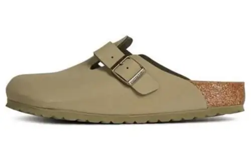 Birkenstock EVA Closed Toe Slippers Men's Khaki