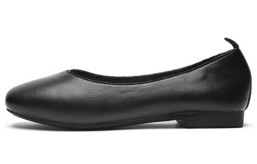 Mulinsen two-layer cowhide comfortable flat casual shoes for women