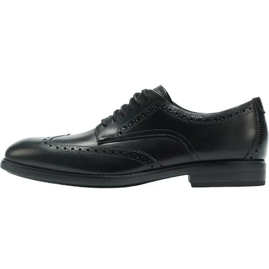 COLE HAAN Oxford Casual Leather Shoes Cow Leather Casual Shoes Men's Black