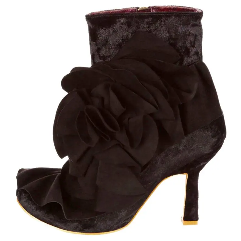 IRREGULAR CHOICE Pu Ankle Boots Women's Burgundy