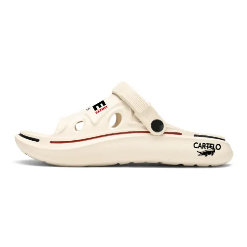 CARTELO Slide Slippers Men's Black/Beige
