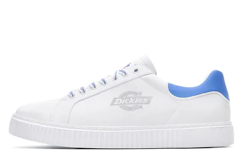 Dickies Skateboard Shoes Men's Low Top White Blue