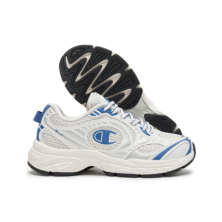 Champion Low top Running Shoes Unisex Pearl White/Agate Blue